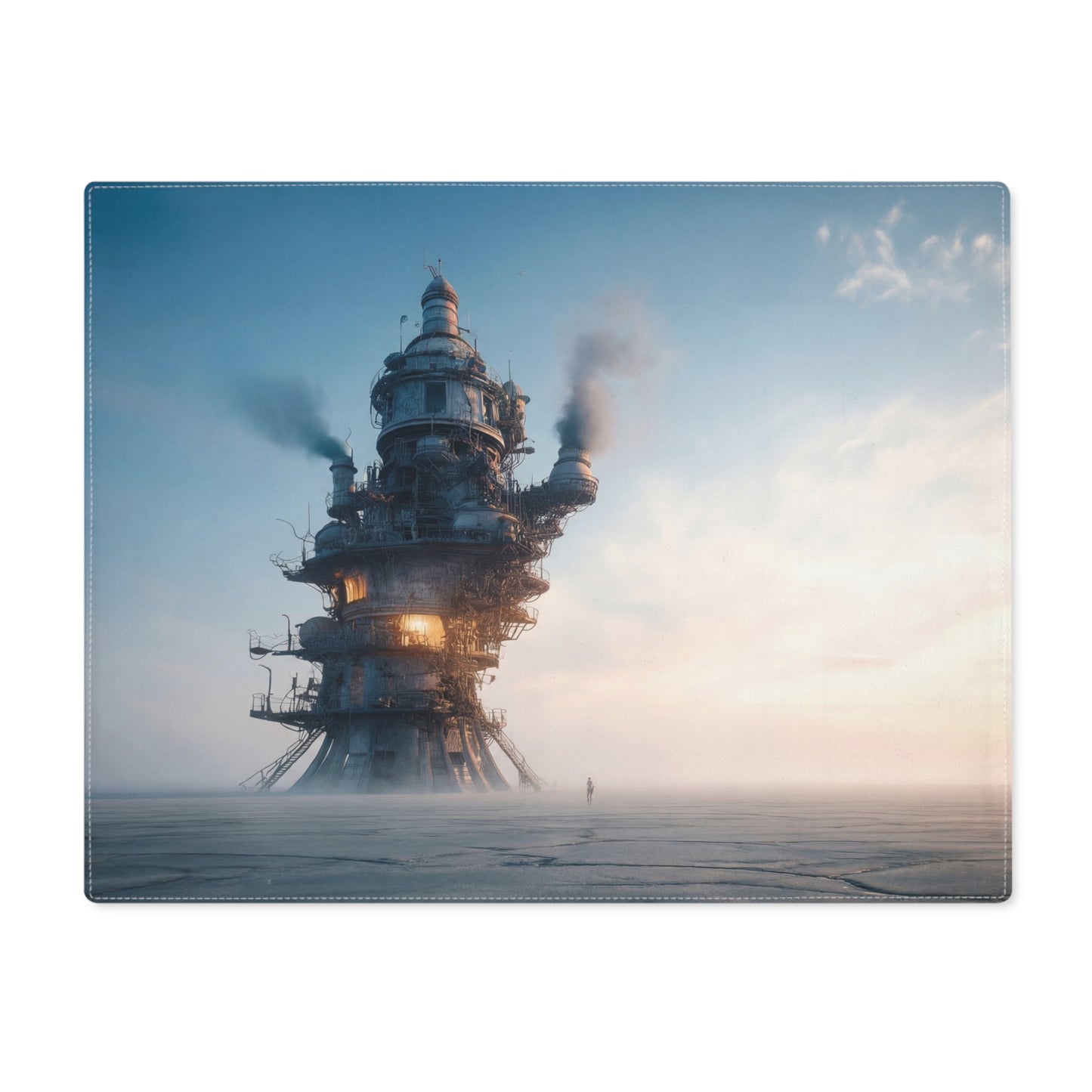 Skyward Spire Placemat – Dawn’s Last Ember on the Wasteland
