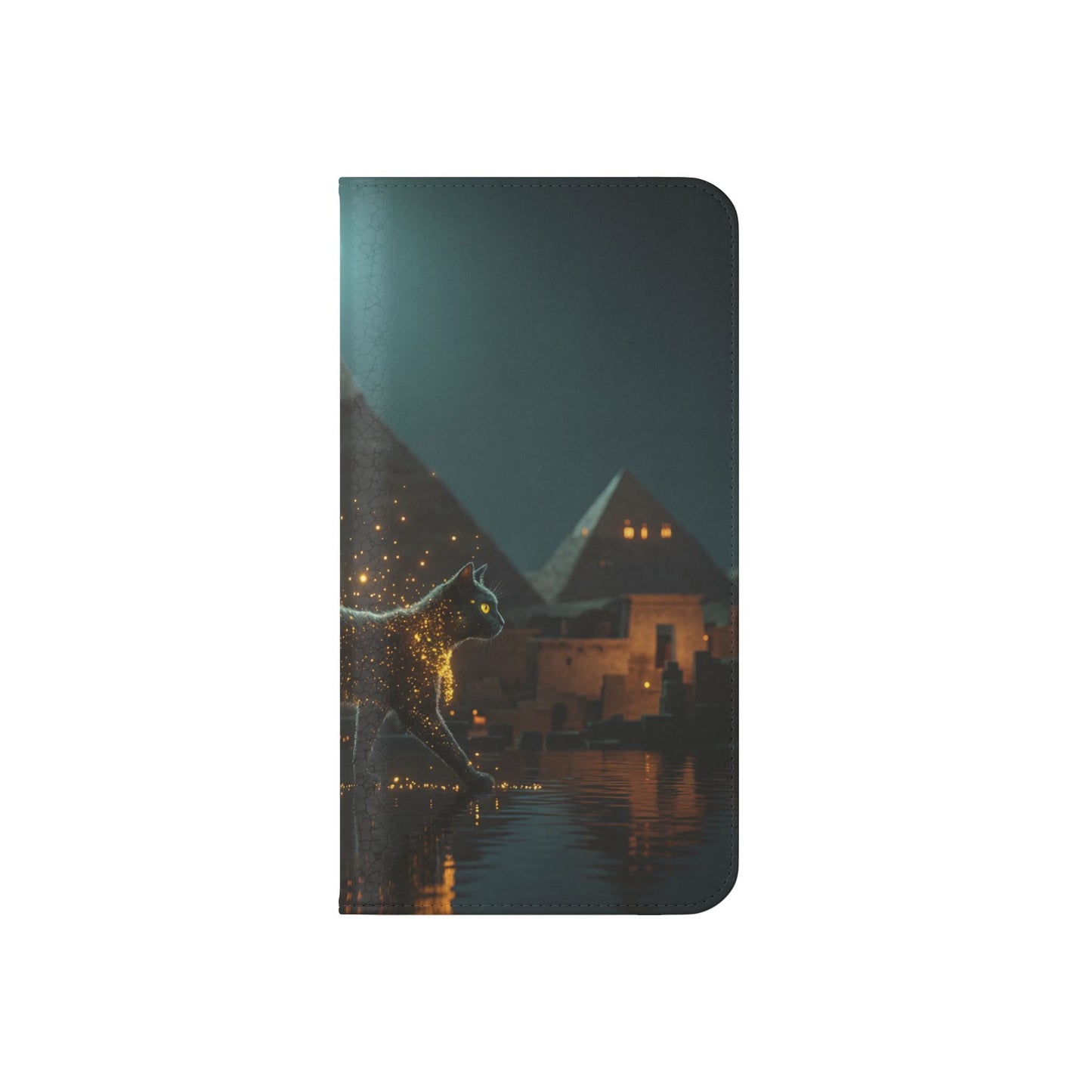 Celestial Vortex Flip Cases – Indigo Cloud Dreamscape
