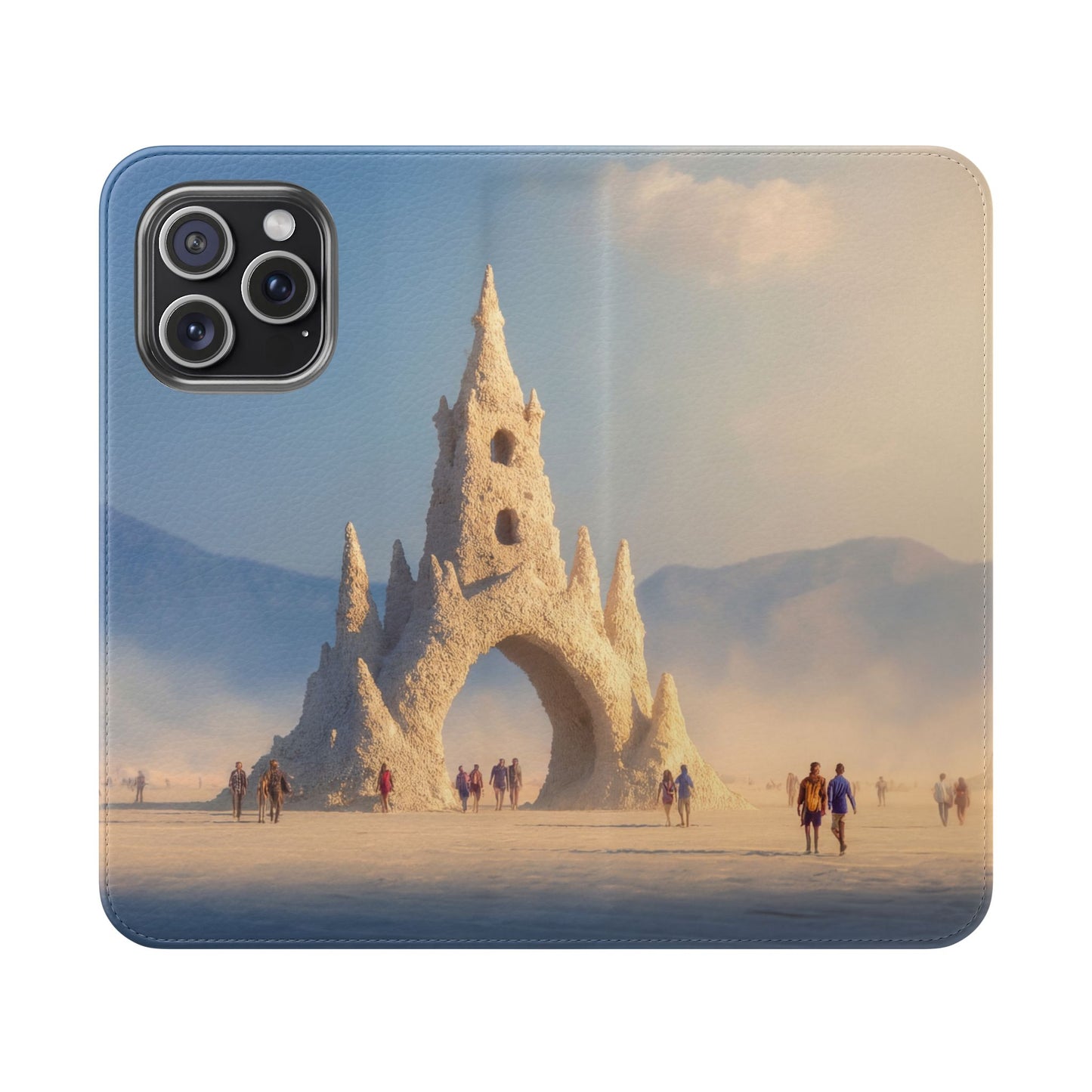 White Tower Flip Cases – Salt Desert Gateway Art