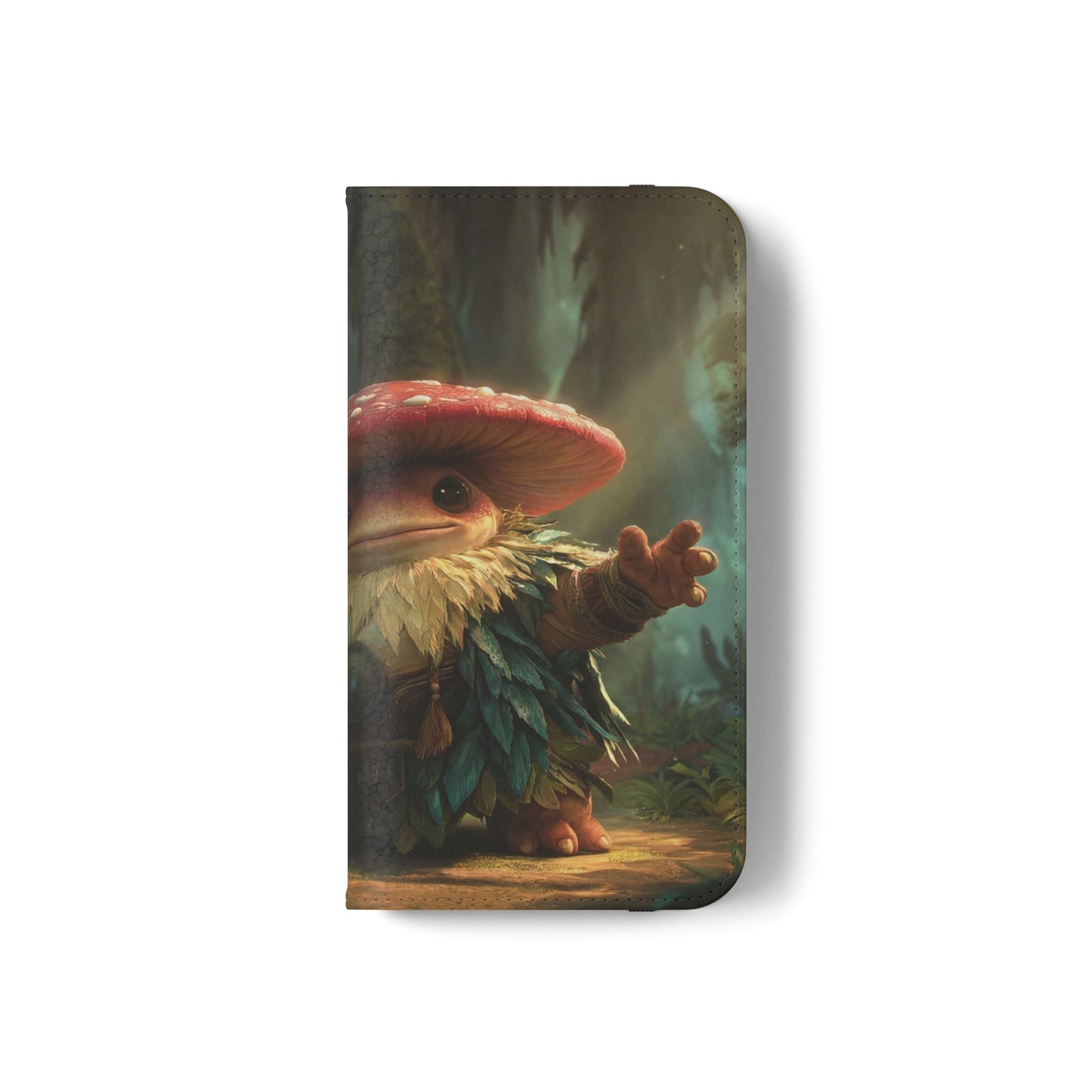 Mushroom Knight Flip Cases – Forest Guardian with Wooden Sword