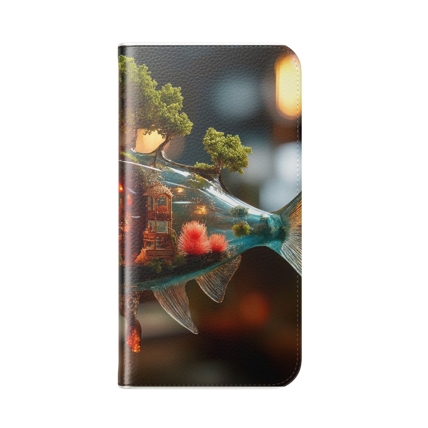 Forest Fish Flip Case – Liquid Glowwood Dreamscape