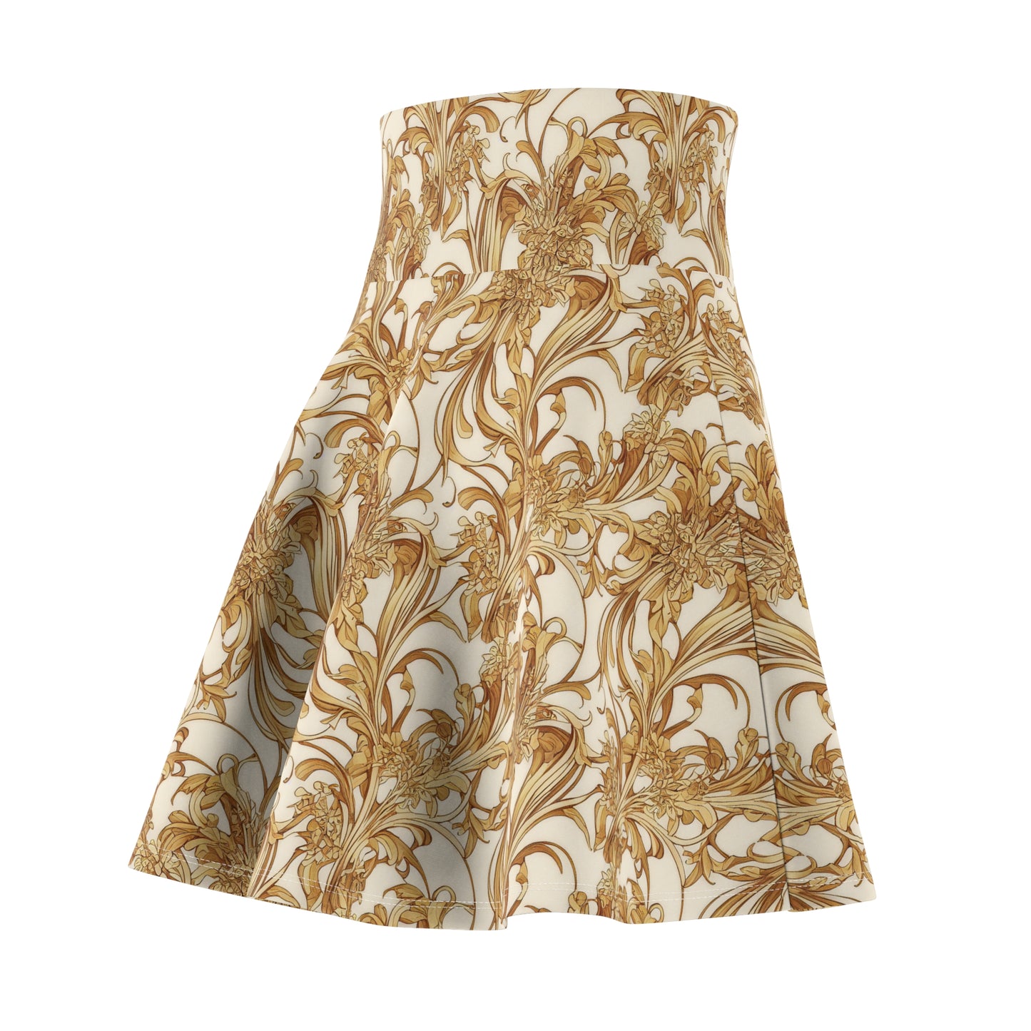 Art Nouveau pattern, fine art - Women's Skater Skirt