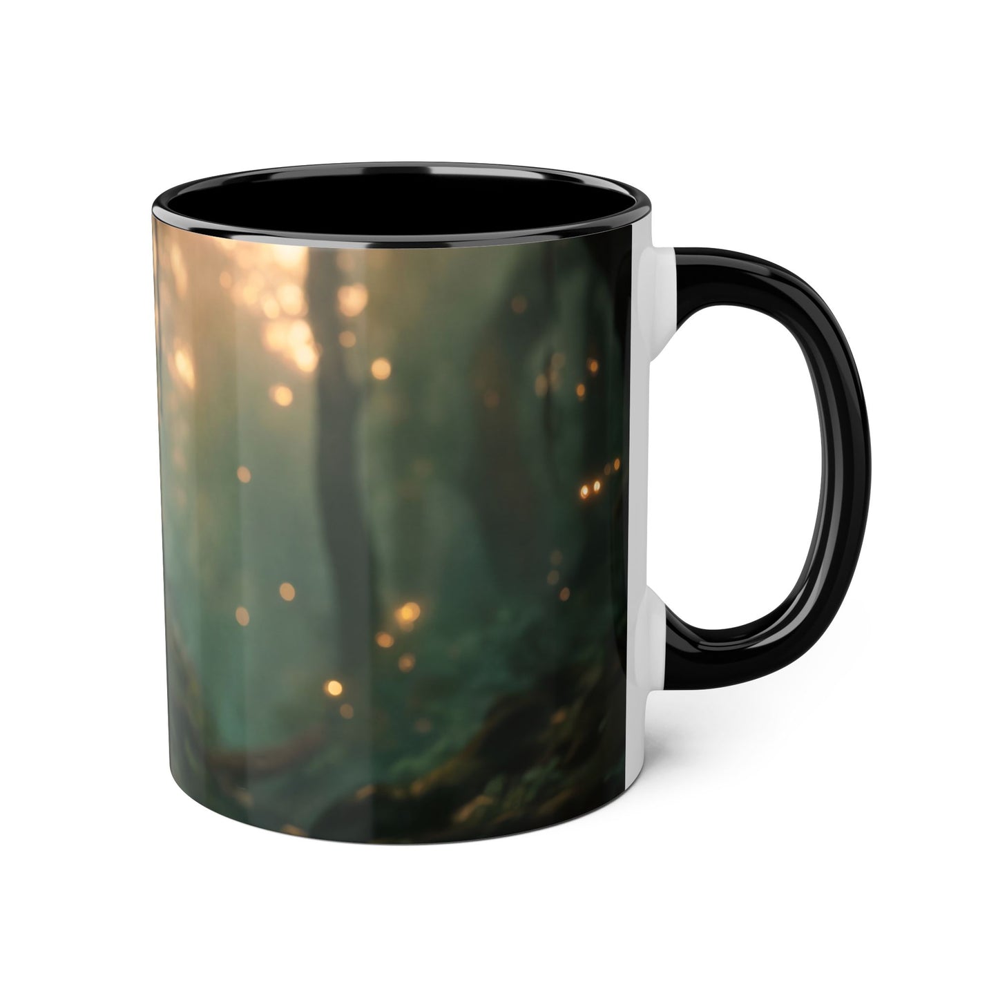 Forest Fairy Accent Mugs, 11oz – Mossy Bank Twilight Solitude