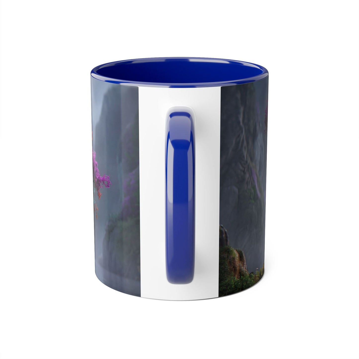 Prism Canopy Accent Mugs, 11oz – Rainforest Glow at Dusk