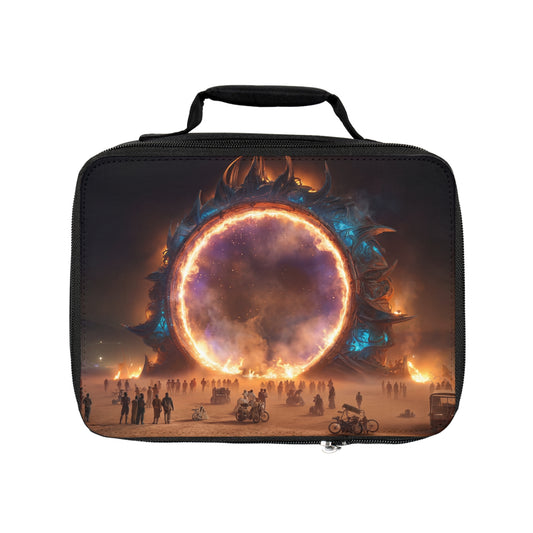 Celestial Gateway Lunch Bag – Where Fire Meets the Infinite