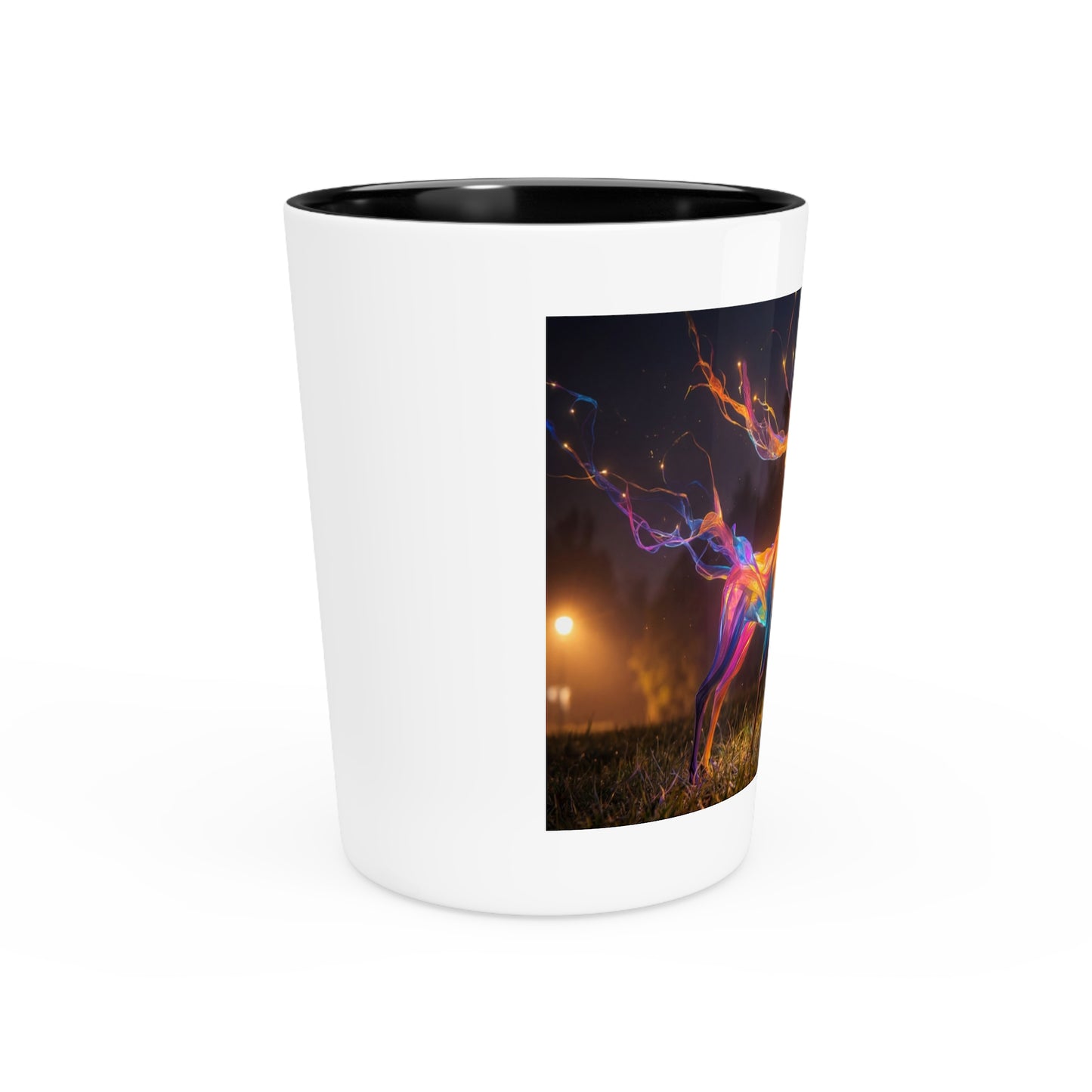 Prism Deer Shot Glass – Night Garden Luminescence