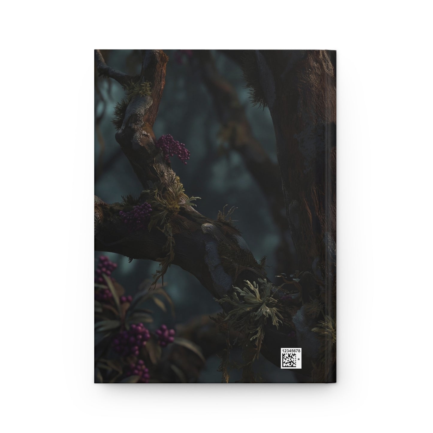 Forest Guardian Hardcover Journal Matte – Whimsical Deerfolk in Twilight Glade