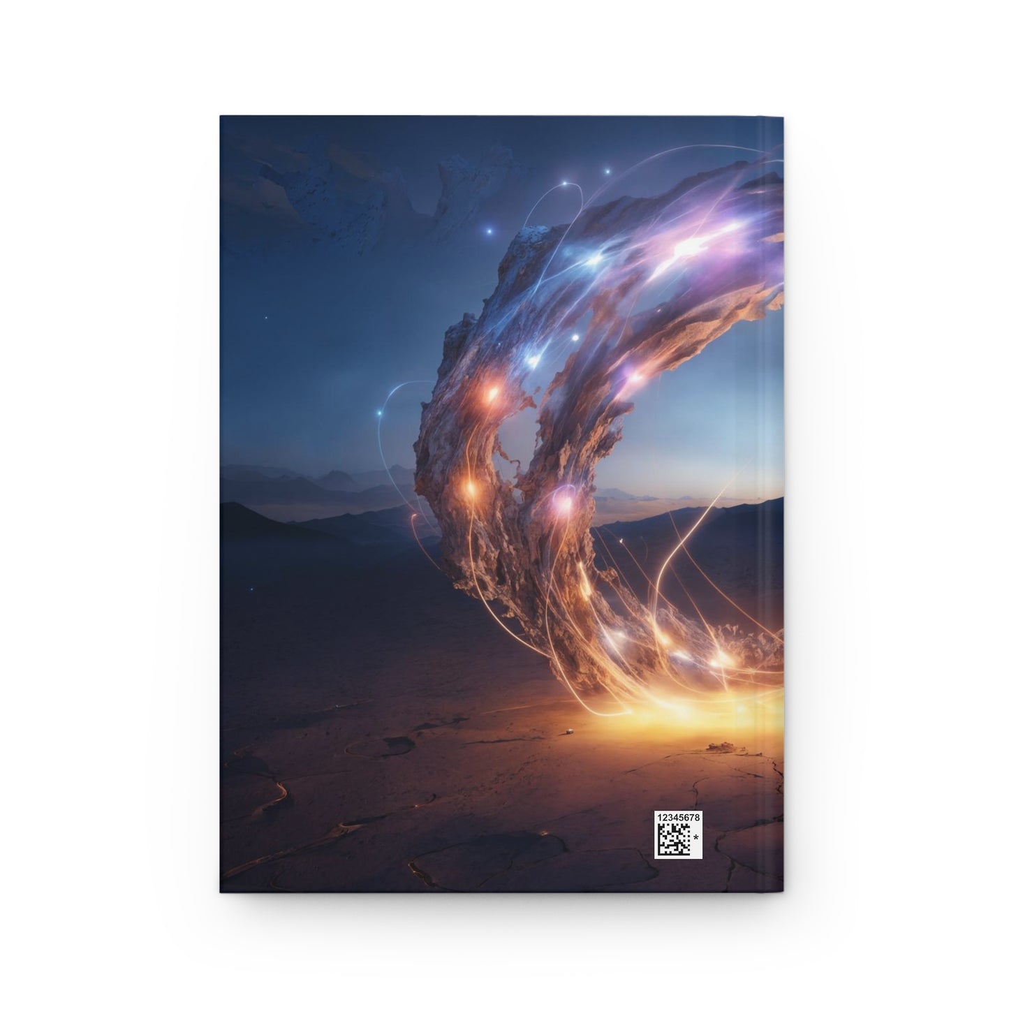 Celestial Gateway in Desert - Hardcover Journal