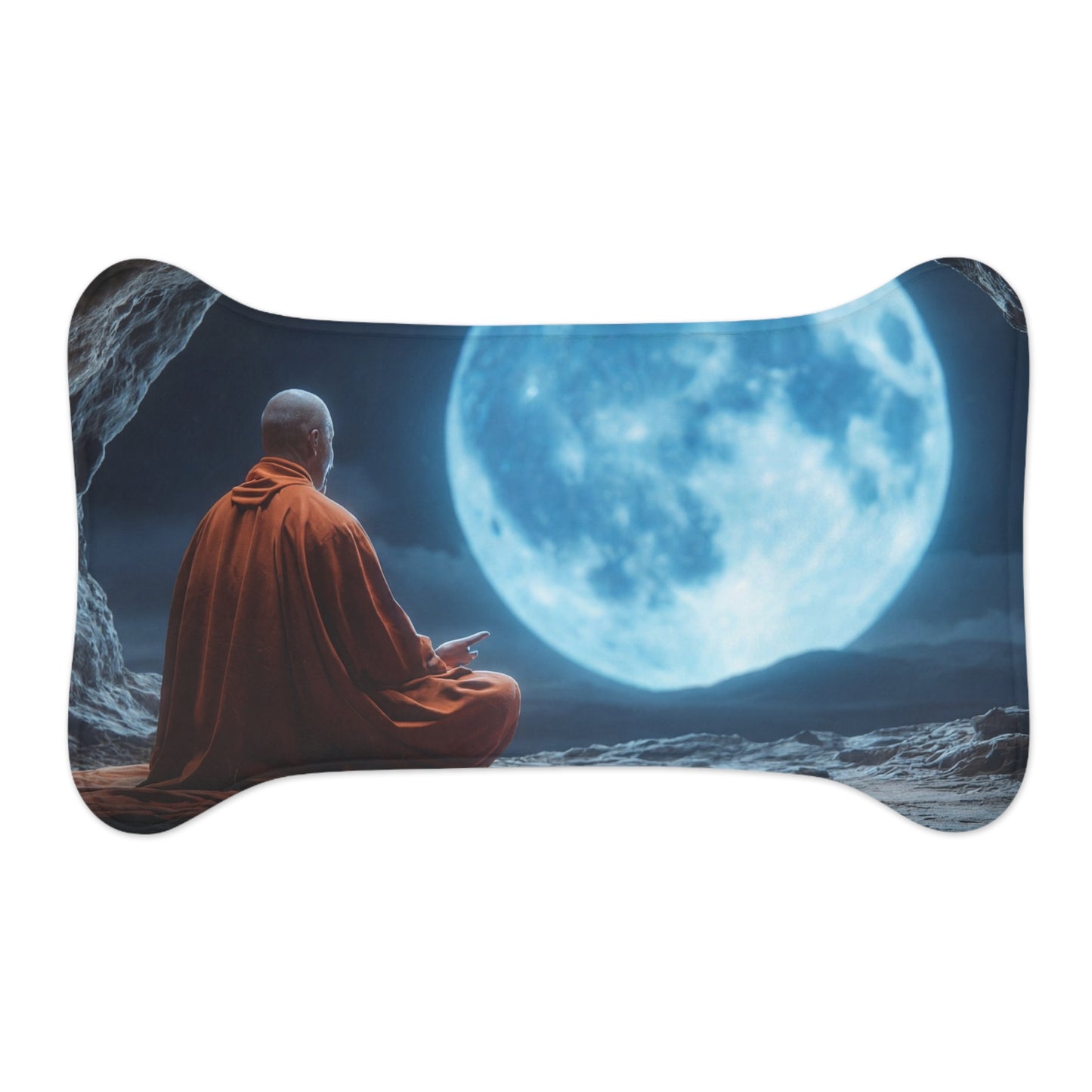 Moonlit Meditation Mat – Serene Cave Glow Design