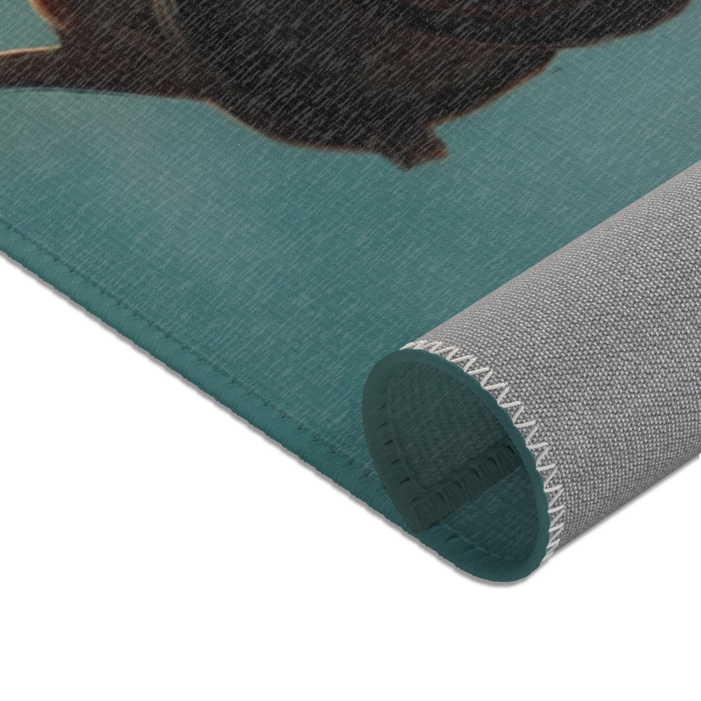 Dawn-Kissed Sentinel Area Rug – Armor of the Sunlit Quest