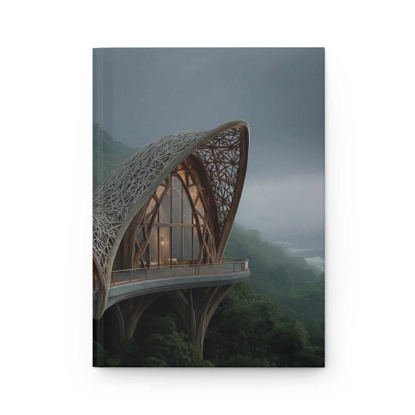 Bamboo Canopy House Hardcover Journal Matte – Whispering Mountain Sanctuary