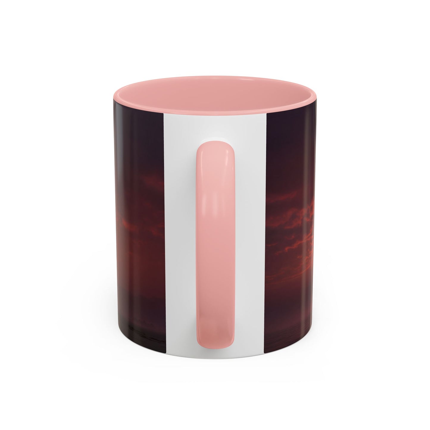 Twilight Stairway Accent Coffee Mug (11, 15oz) – Crimson Moonlit Ascension