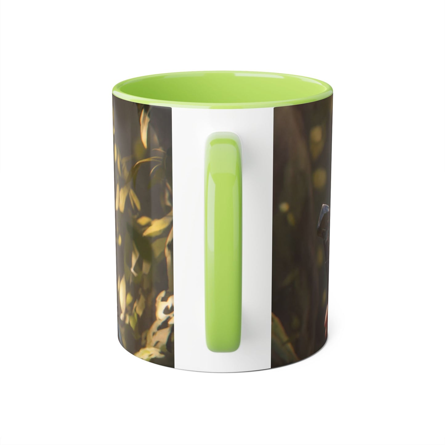 Elven Knight with Dragon Accent Mugs, 11oz – Sunlit Guardian Pause