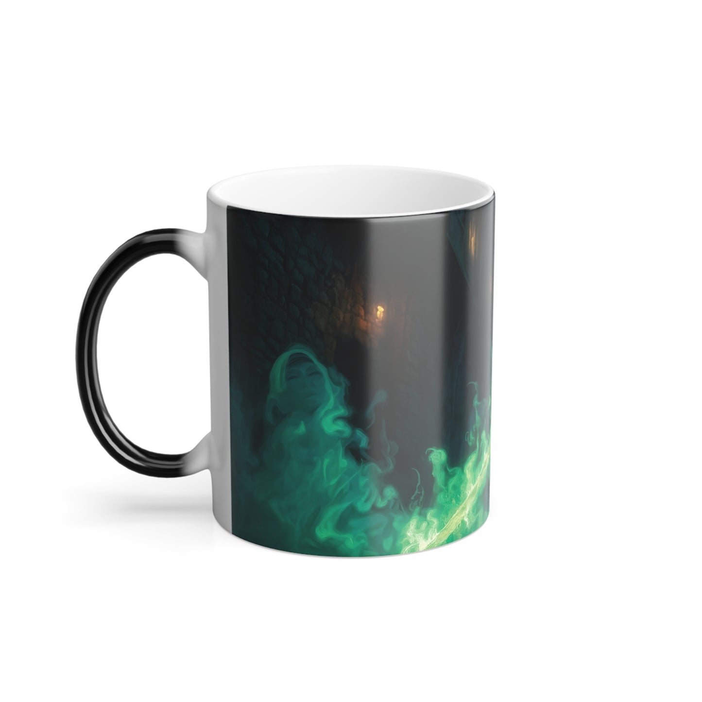 Emerald Blade Sentinel Mug, 11oz – Steampunk Ghost Hunter’s Quest