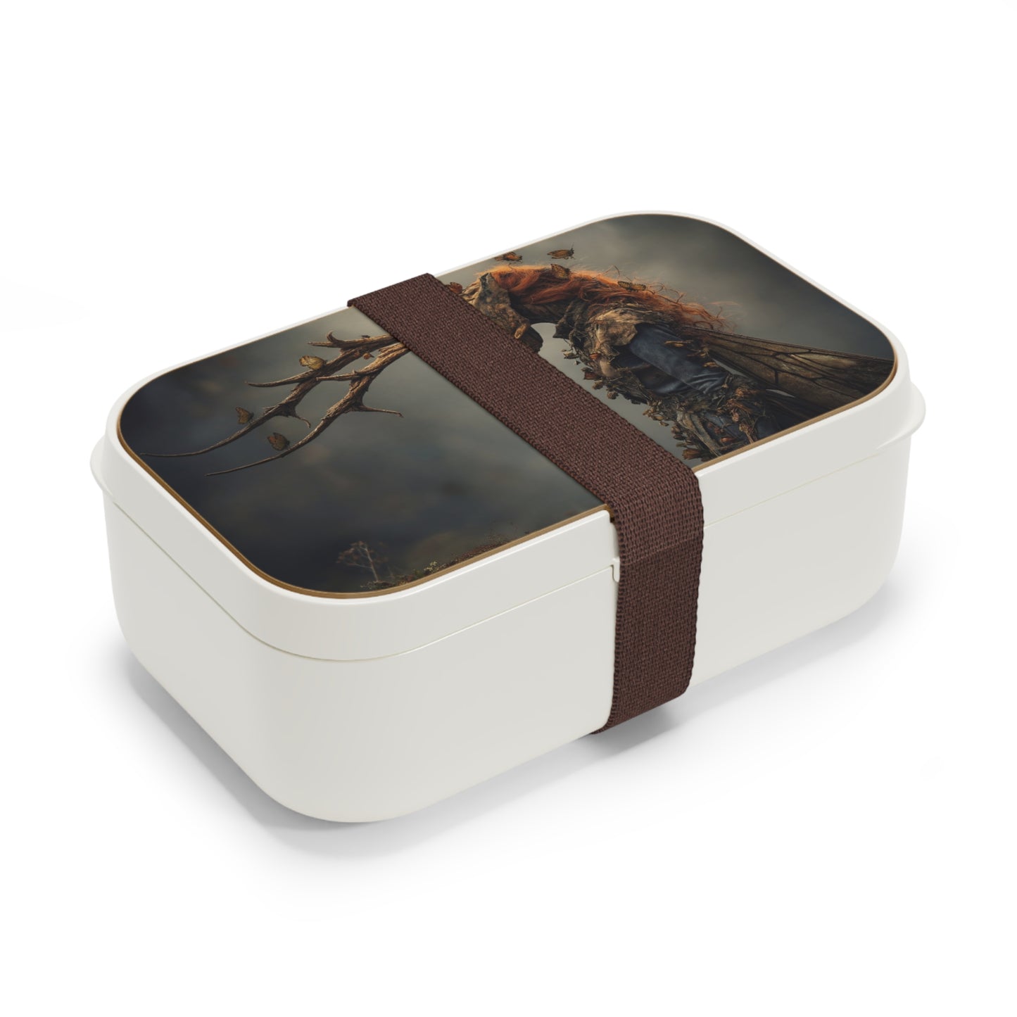 Forest Spirit with Antlers Bento Lunch Box – Whispers of Autumn Wings
