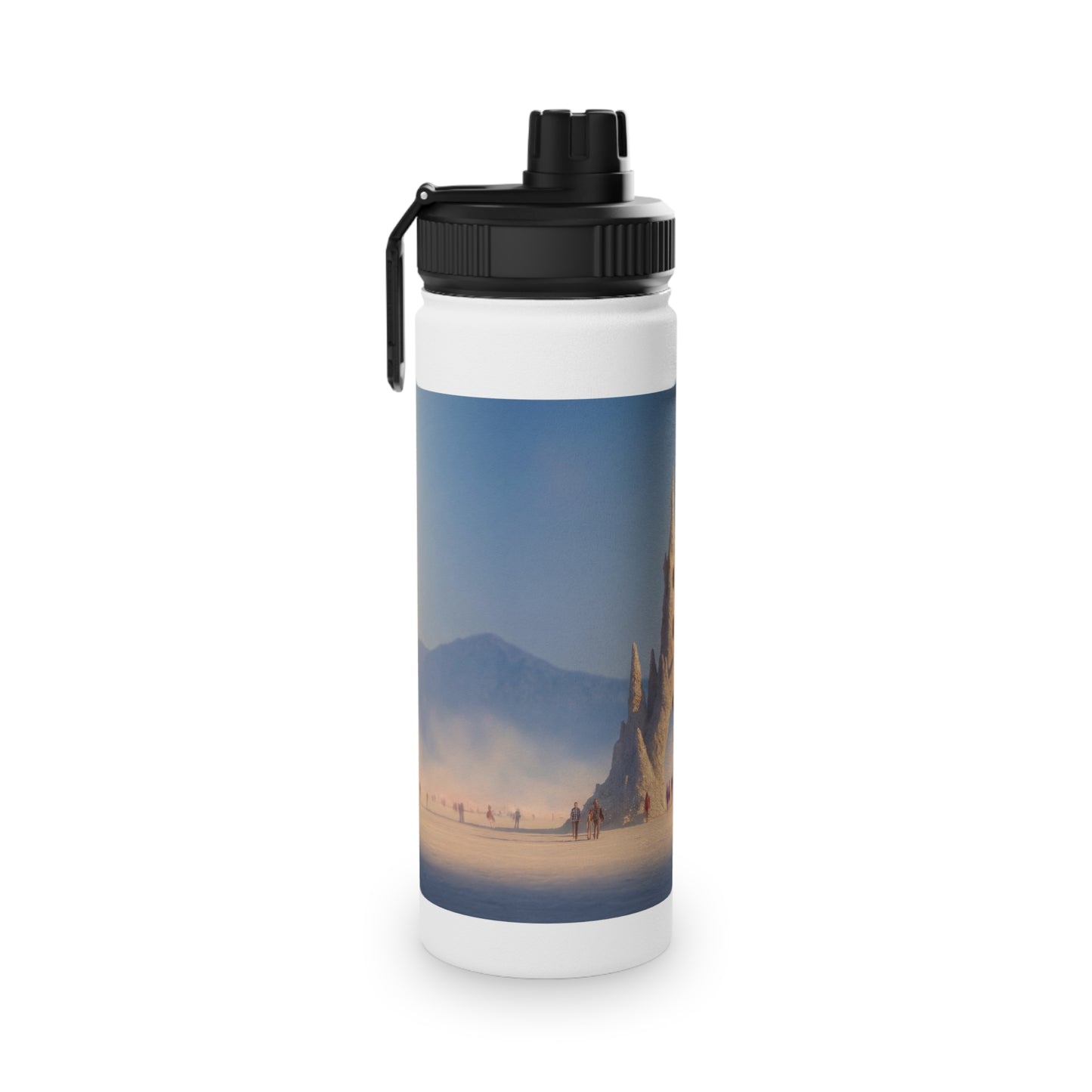 Desert Cathedral Water Bottle – Whispers of the Salt Flats