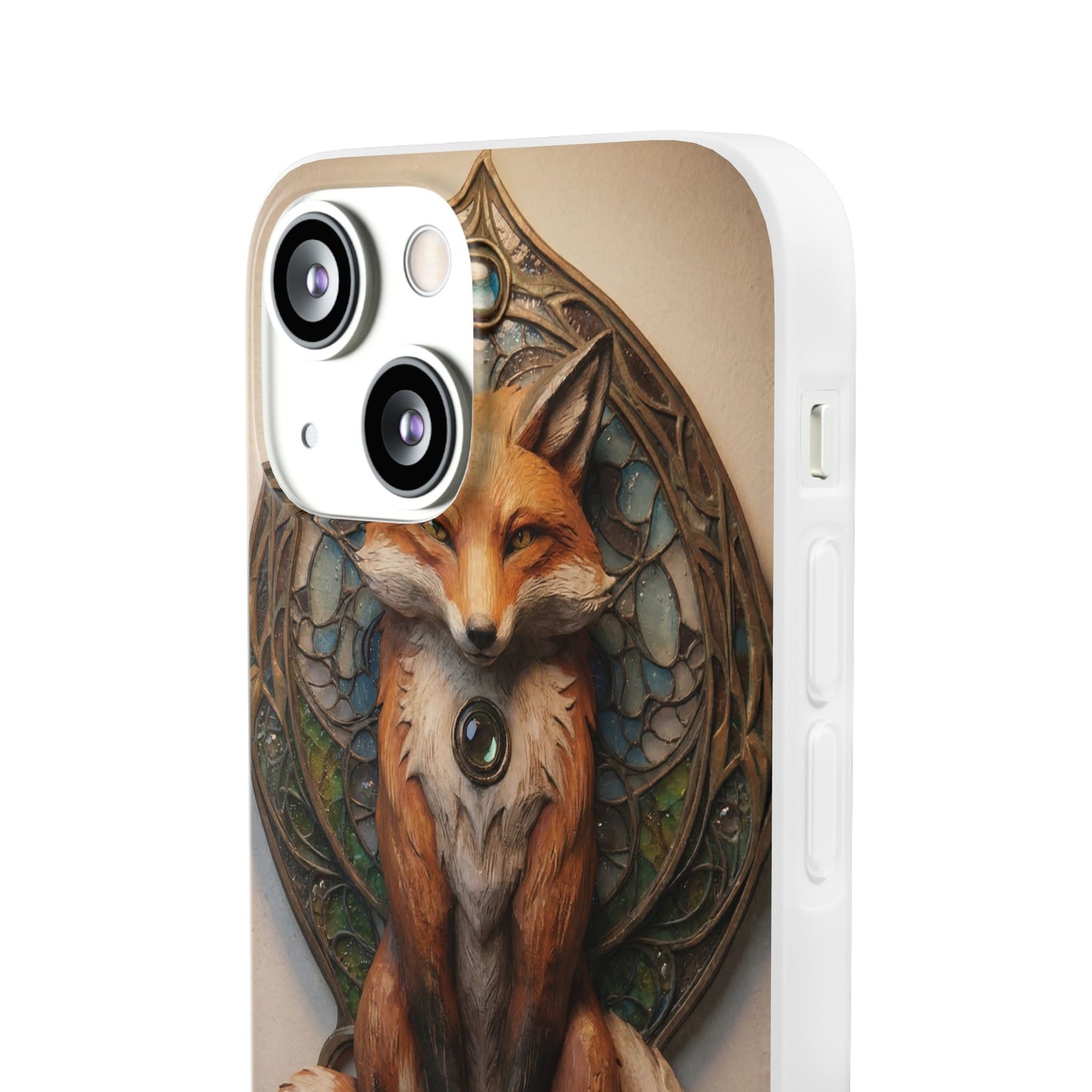 Fox Sentinel Flexi Cases – Amber Glaze and Stained Glass Reverie
