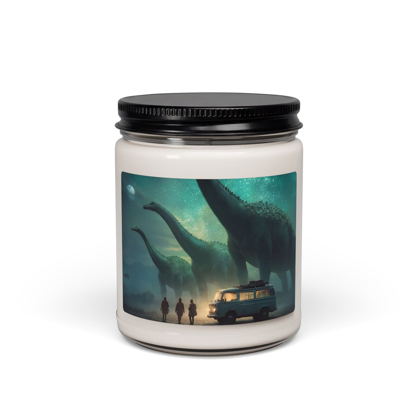 Dinosaur Encounters Scented Soy Candle, 9oz – Warm Glow Under Starlit Skies