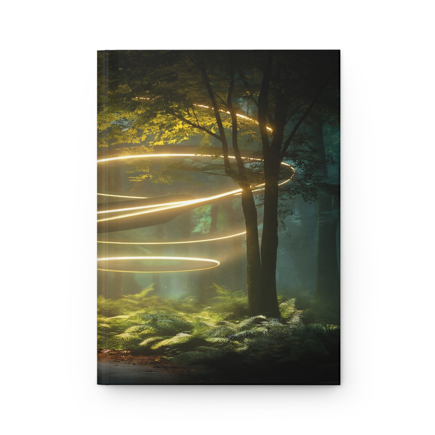 Celestial Vortex Hardcover Journal Matte – Indigo Cloud Dreamscape