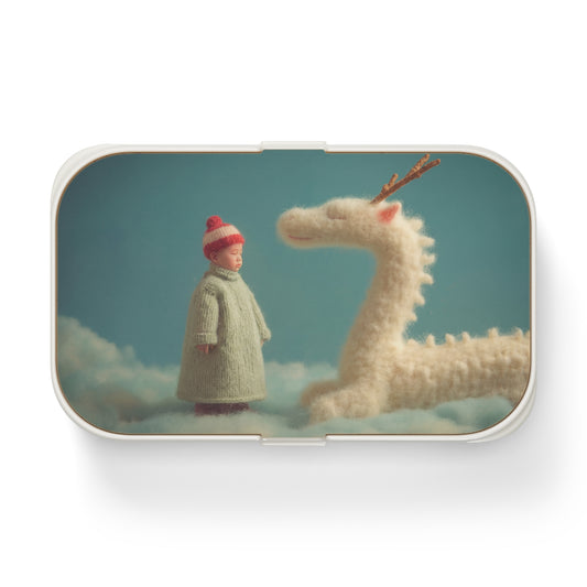 Woolen Dragon Companion Bento Lunch Box – Soft Cloudside Whimsy