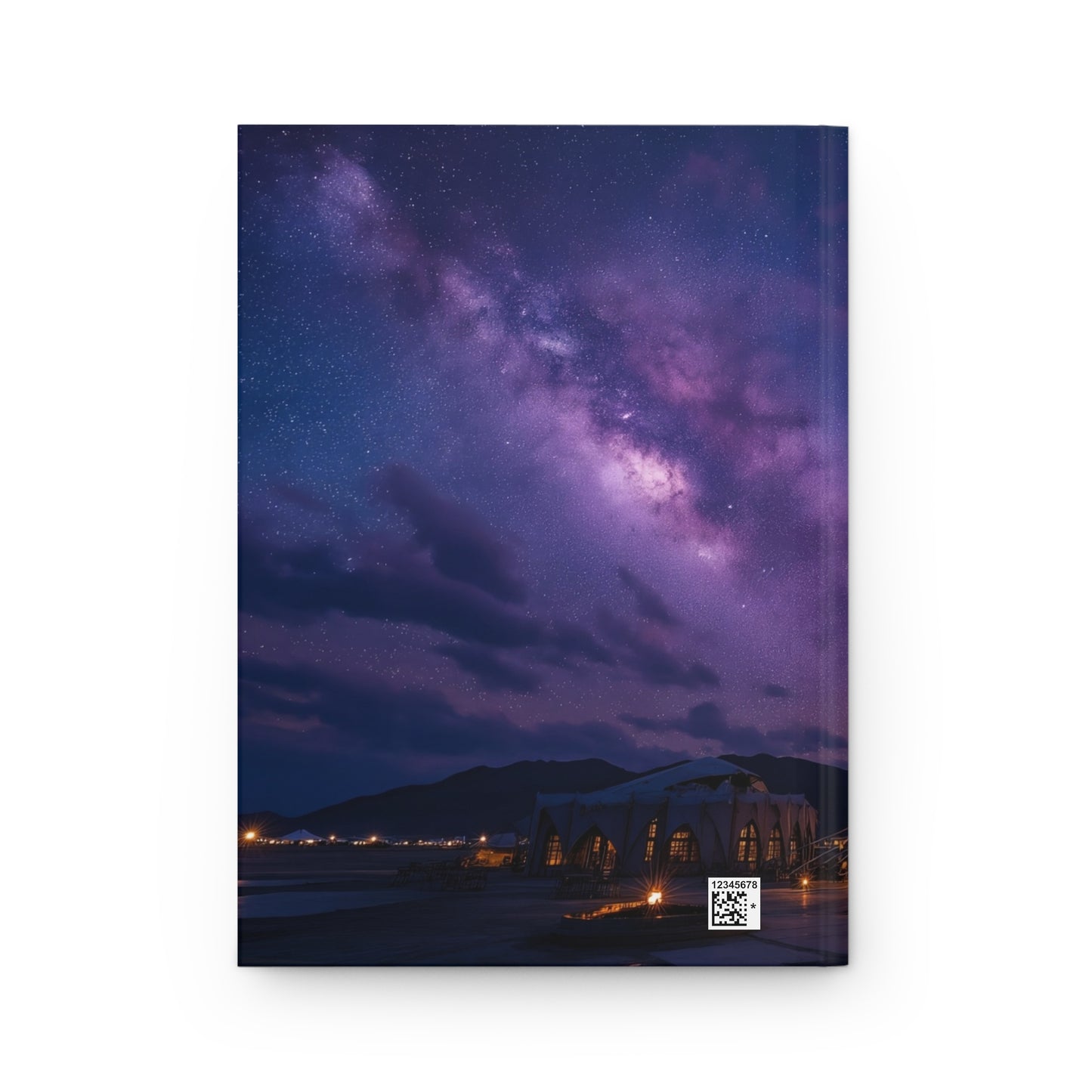 Starlit Tented Observatory Journal Matte – Cosmic Twilight Under Canvas