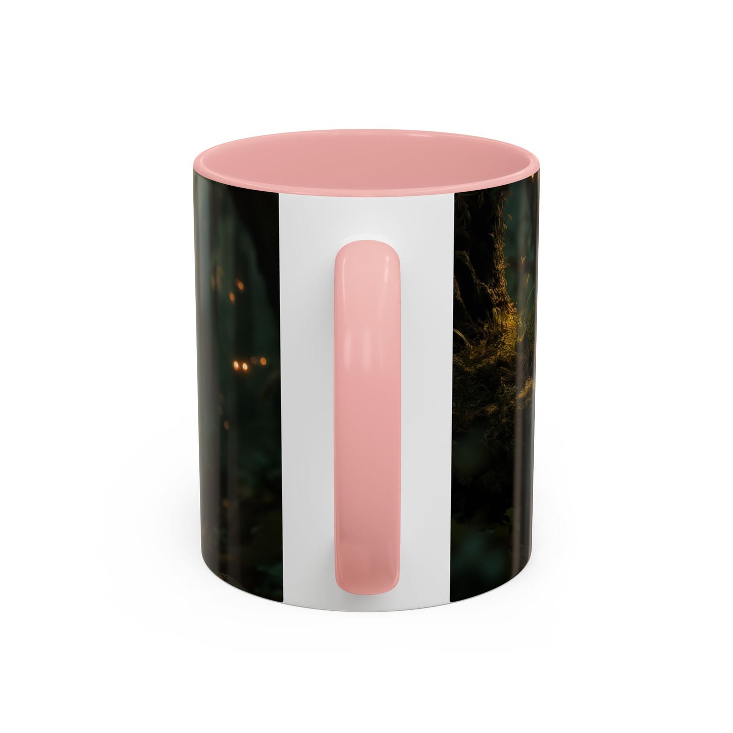 Winged Guardian Accent Coffee Mug (11, 15oz) – Twilight Forest Sentinels