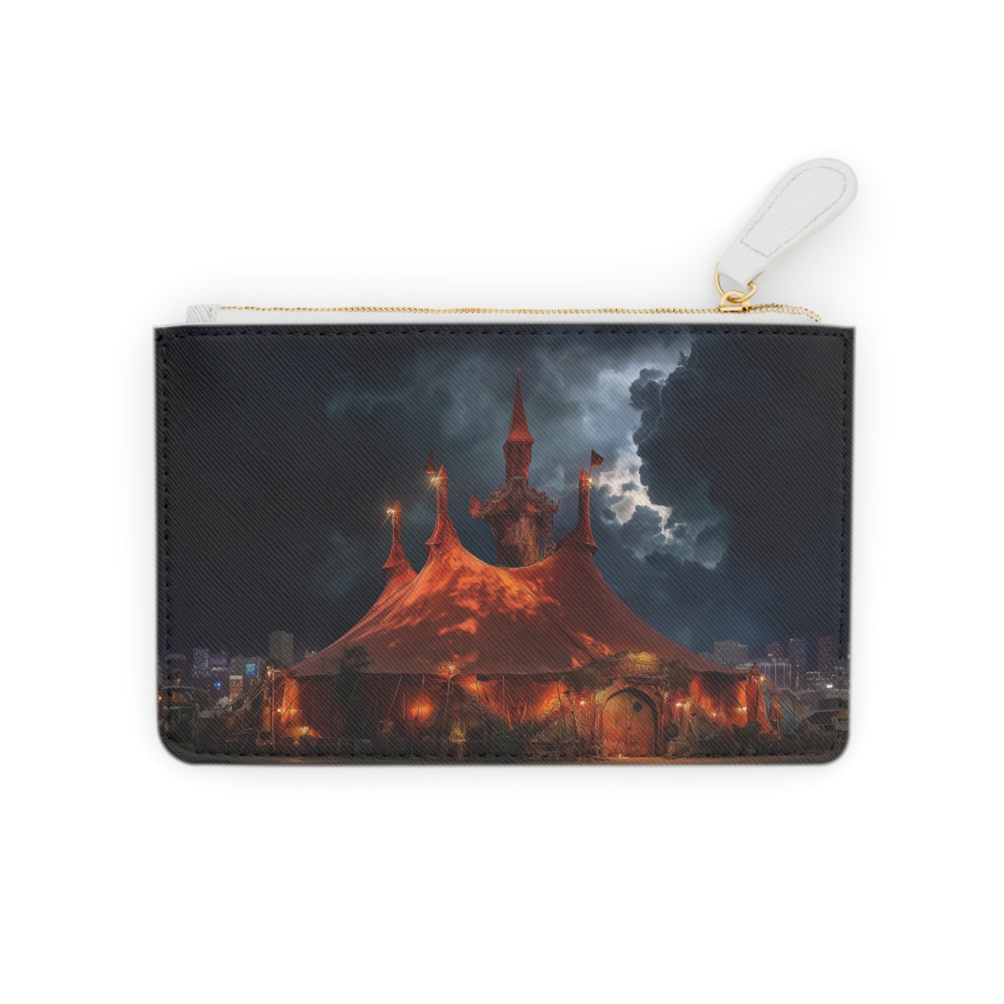 Crimson Carnival Tent Mini Clutch Bag – Whispers of the Midnight Show