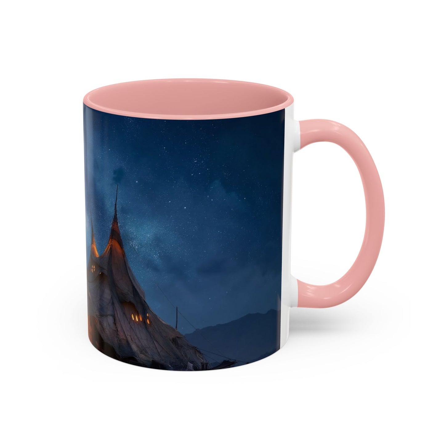 Starlit Nomad Tent Mug – Milky Way Haven Coffee Cup