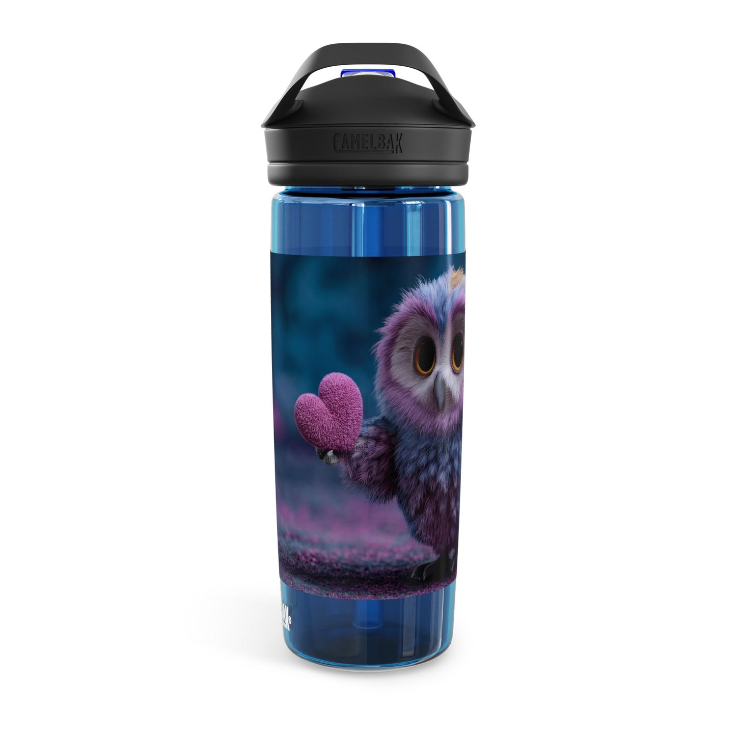 Whimsical Owl Heart CamelBak Eddy® Water Bottle, 20oz\25oz – Midnight Velvet Whisper