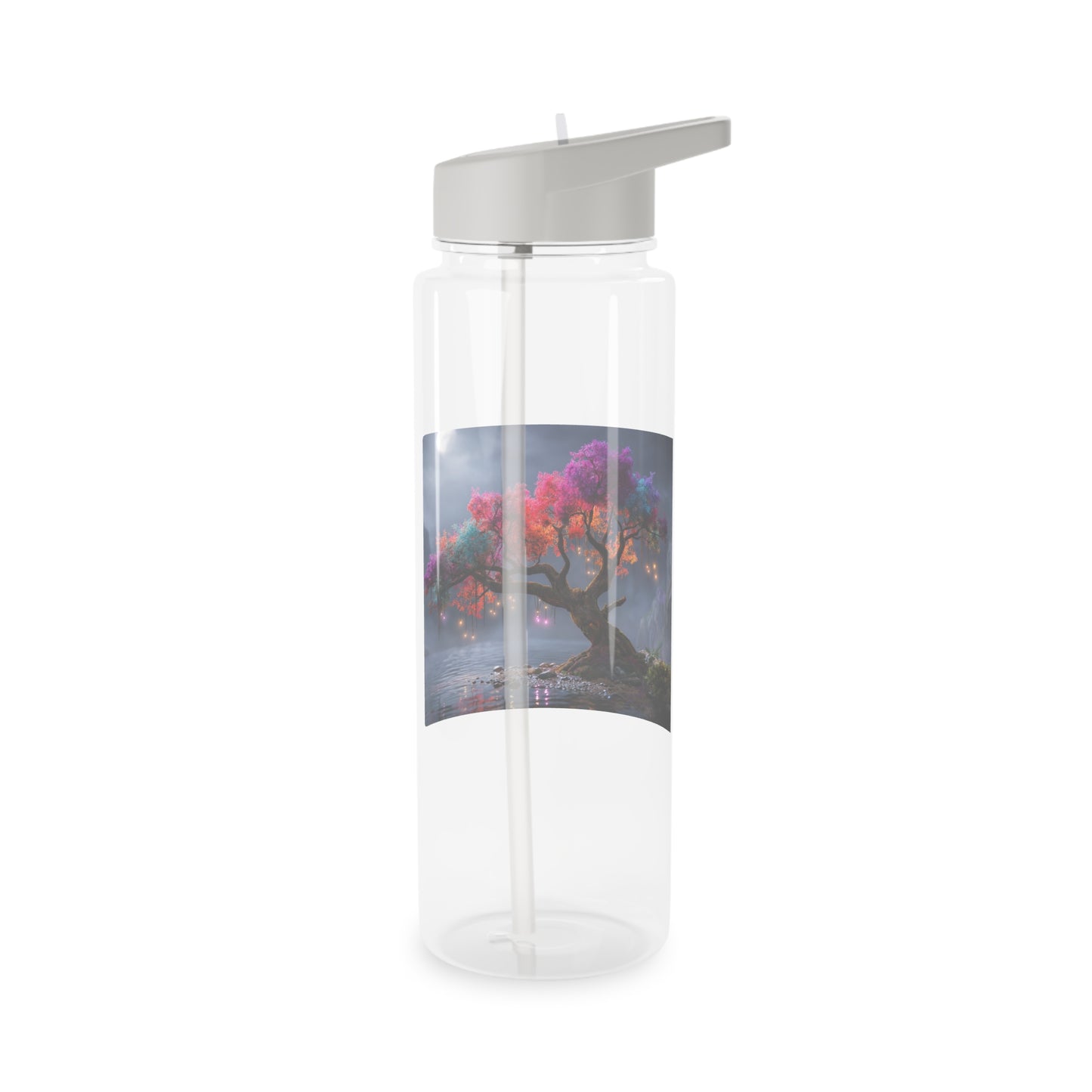 Prism-Leaf Titan Tritan Water Bottle – Radiant Canopy Nightlight