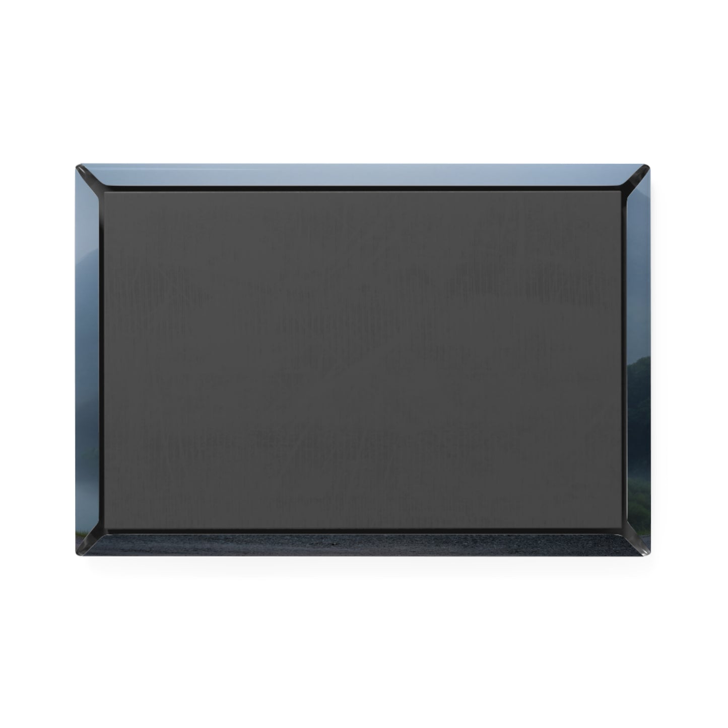 Cyber Steed Button Magnet, Rectangle (1 & 10 pcs) – Glowing Circuitry in Misty Dawn