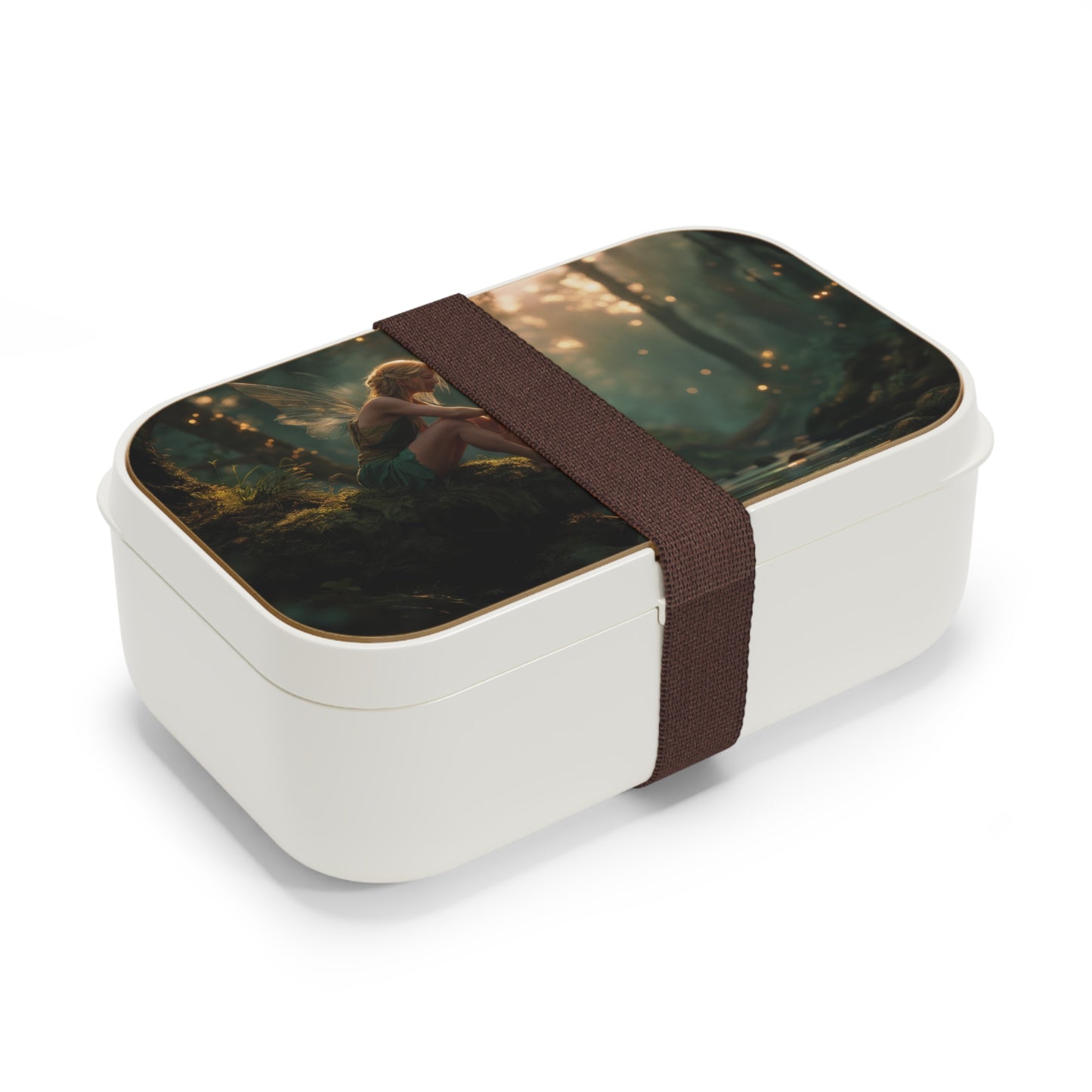 Moss-Clad Forest Fairy Bento Box – Sunlit Grove Dusk Scene