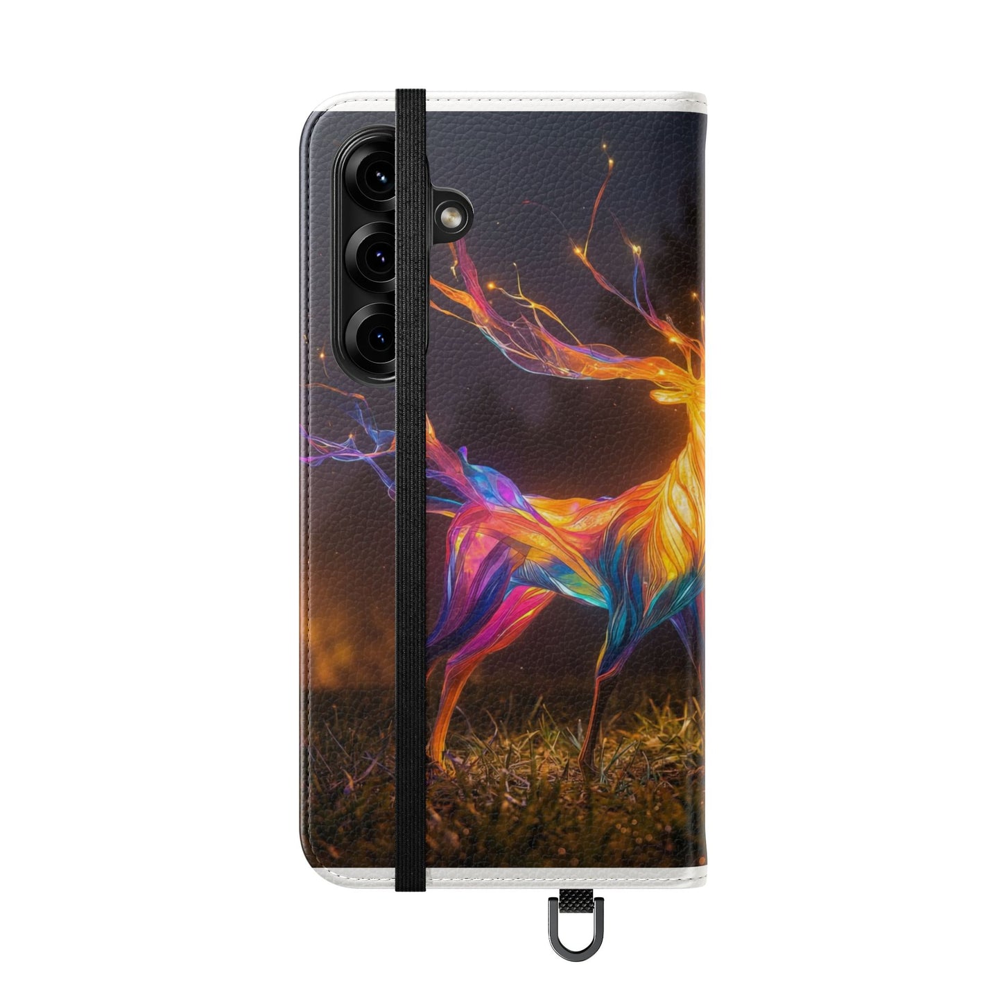 Ethereal Deer Flip Cases – Luminous Spirit Portrait