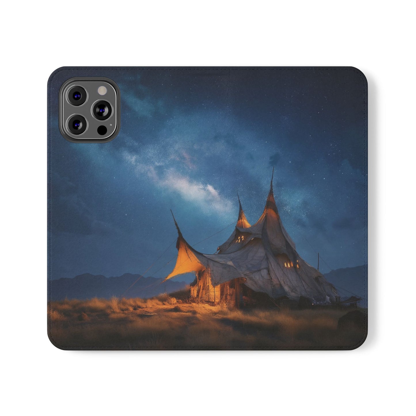 Stardust Nomad Tent Flip Cases – Milky Way Caravan Canvas
