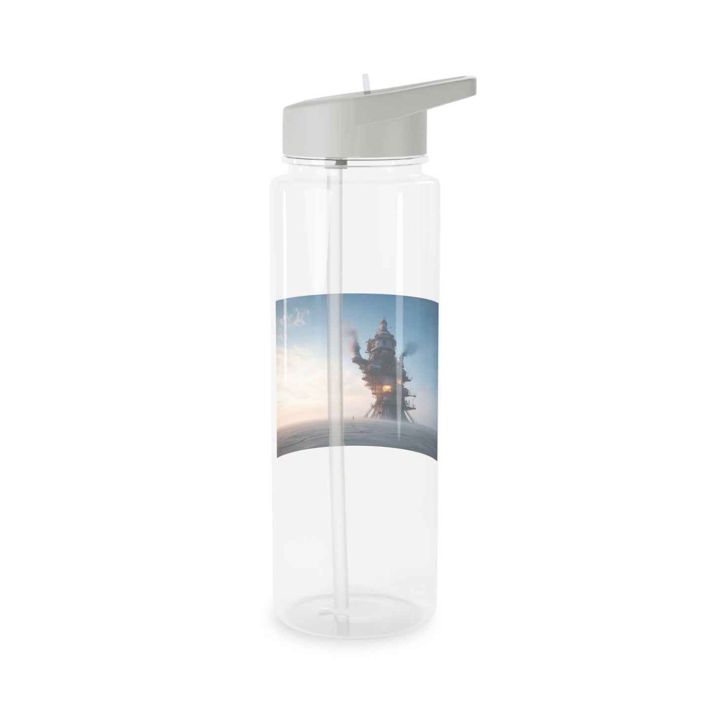 Steam Tower Tritan Water Bottle – Rustic Skywatcher Sentinel