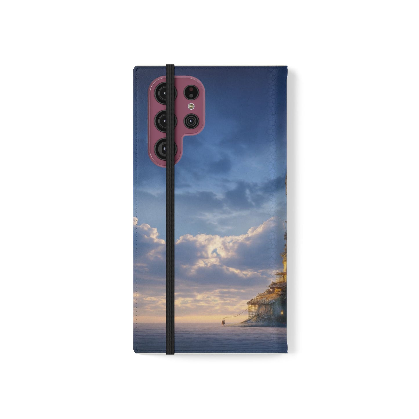 Twilight Sentinel Flip Cases – Lighthouse on a Storm-Tossed Sea