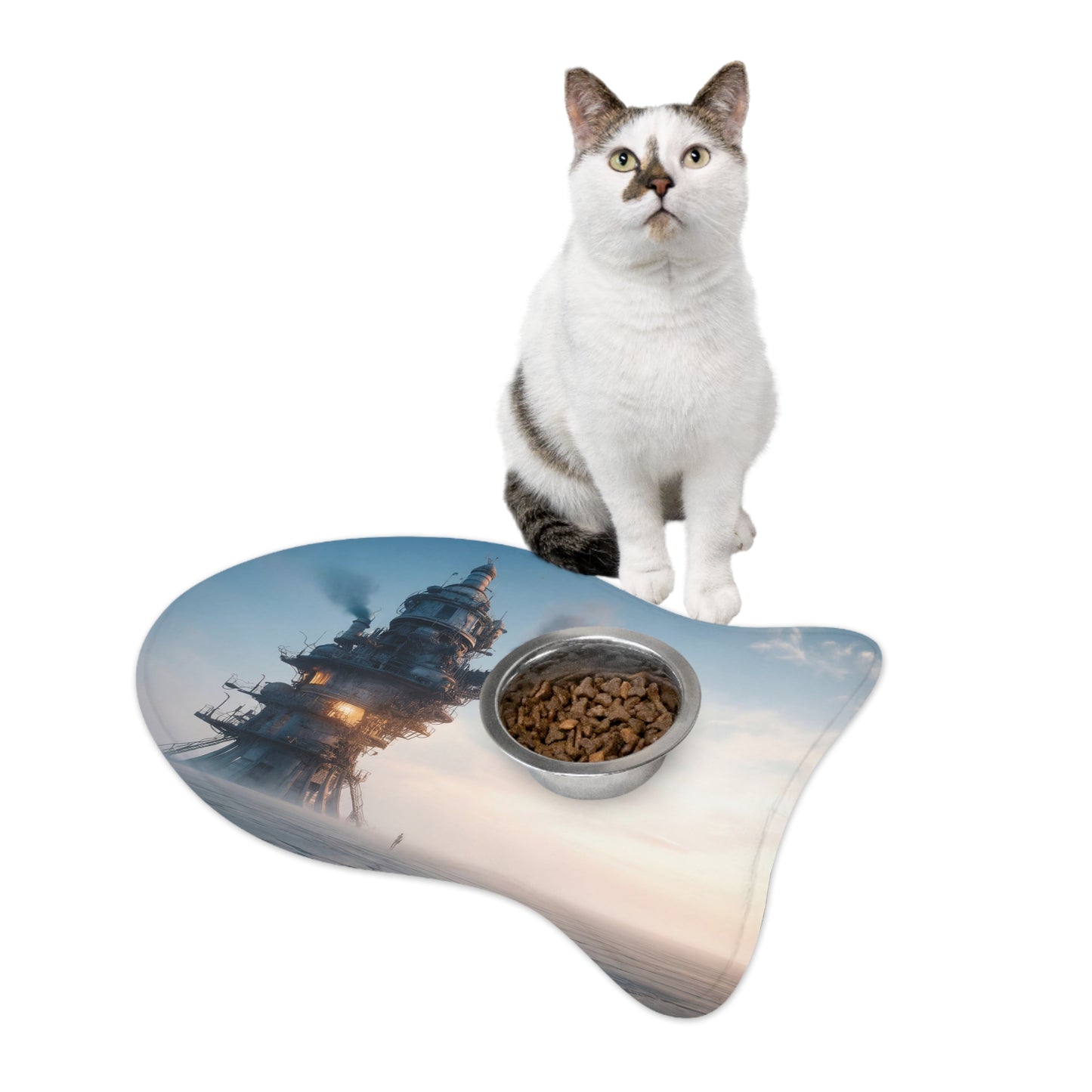 Steamborne Tower Pet Feeding Mats – Dawn’s Industrial Sanctuary