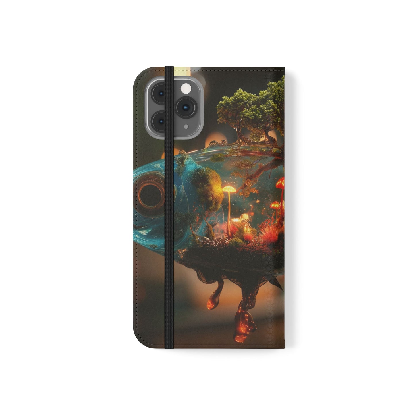 Forest Fish Flip Case – Liquid Glowwood Dreamscape