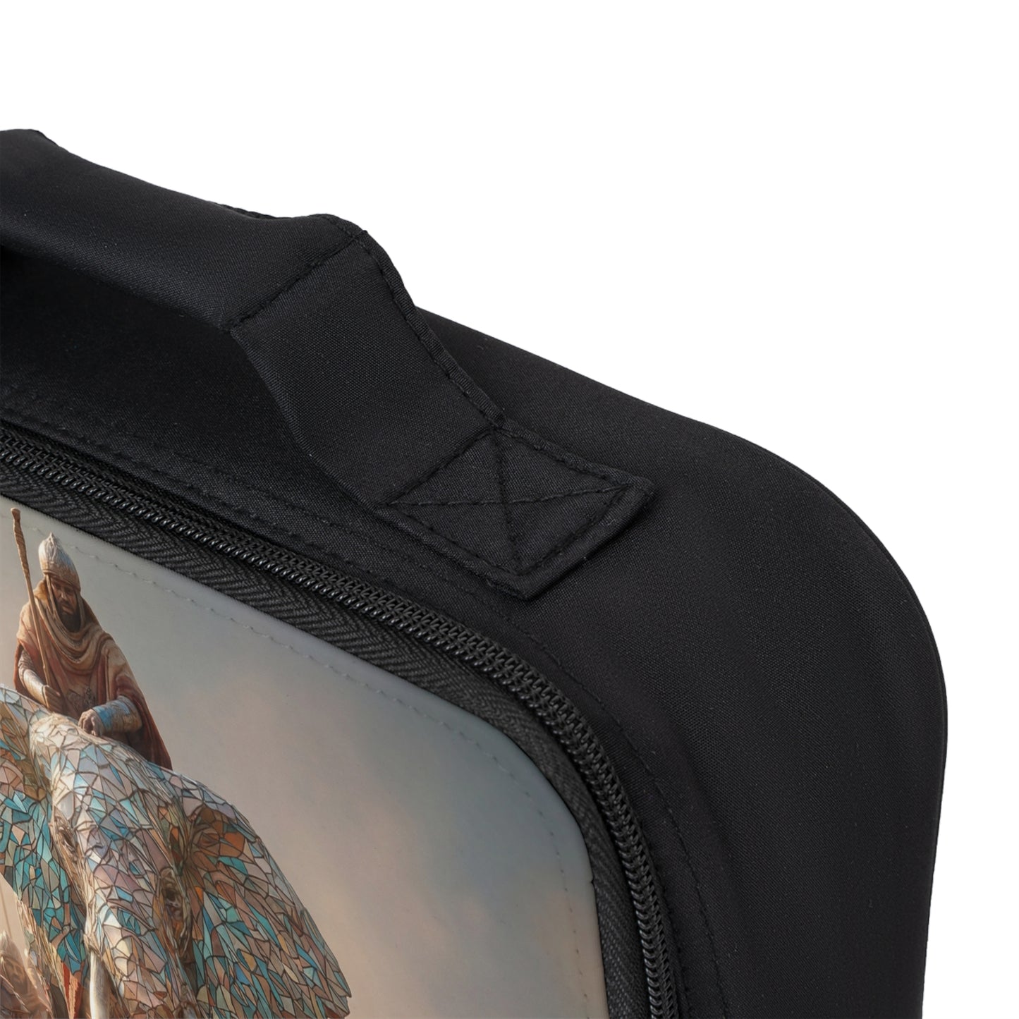 Mosaic Elephant Warlord Lunch Bag – Regal Dust and Sunlit Splendor