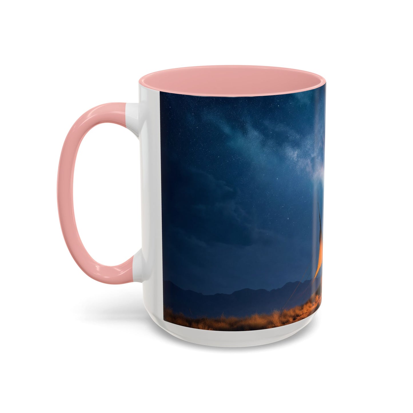 Starlit Nomad Tent Mug – Milky Way Haven Coffee Cup