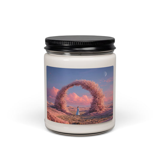 Cherry Blossom Portal Scented Soy Candle, 9oz – Where Pink Petals Meet Twilight
