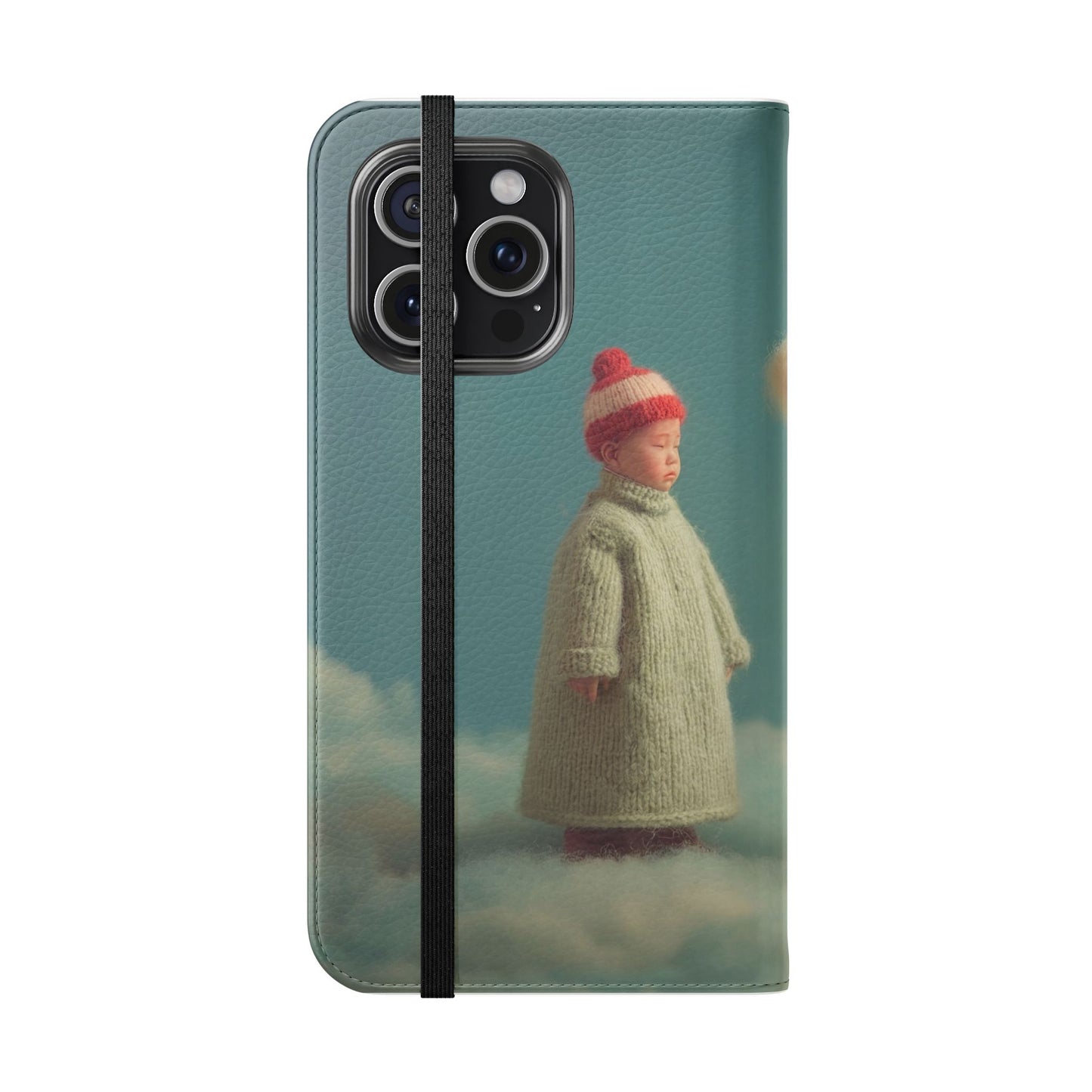 Woolly Dragon & Child Flip Cases – Cloudside Guardians