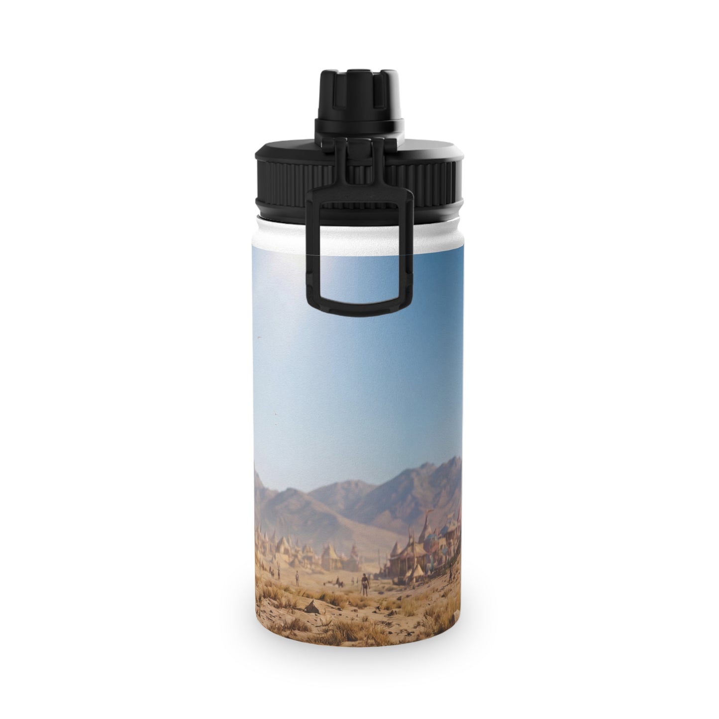 Desert Citadel Water Bottle – Sun-Kissed Oasis Gateway