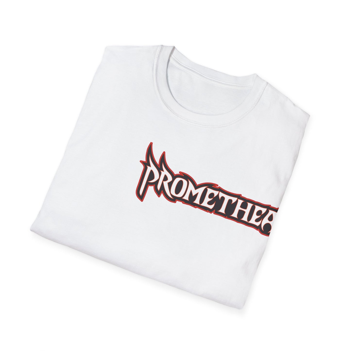 White T-Shirt with Promethean Logo - Burning Man 2023