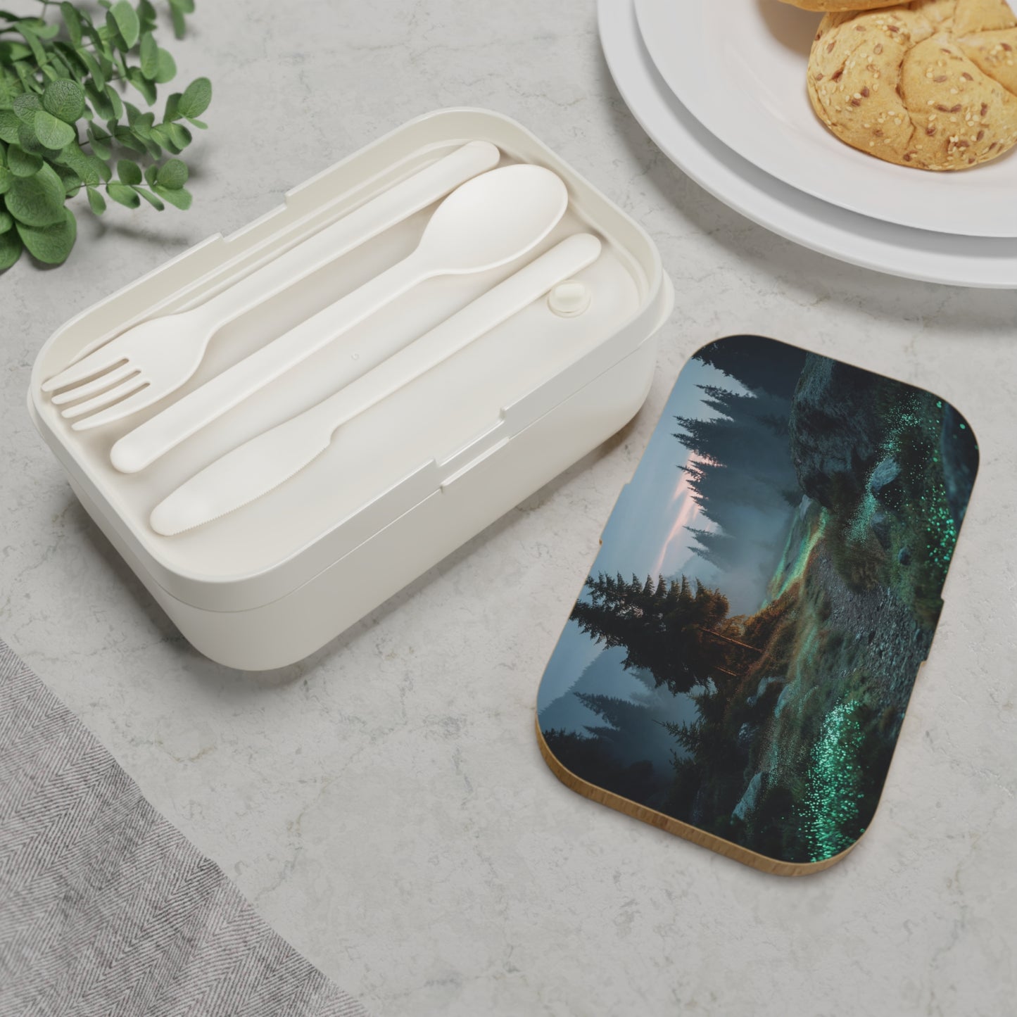 Twilight Glow Path Bento Lunch Box – Secret Forest Walk for Your Midday