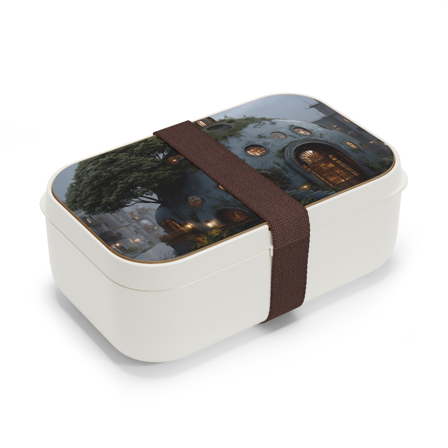 Treehouse Dome Bento Lunch Box – Twilight Haven in Stone and Ivy