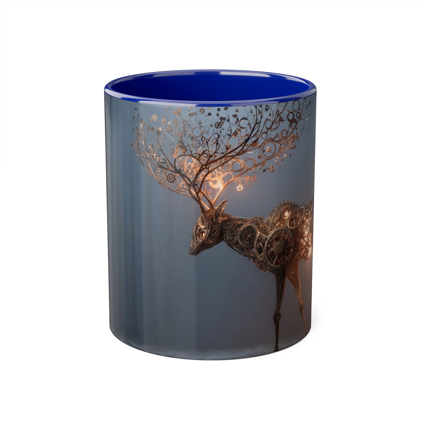 Gears and Timber Accent Mugs, 11oz – Clockwork Spirit Forest Walker