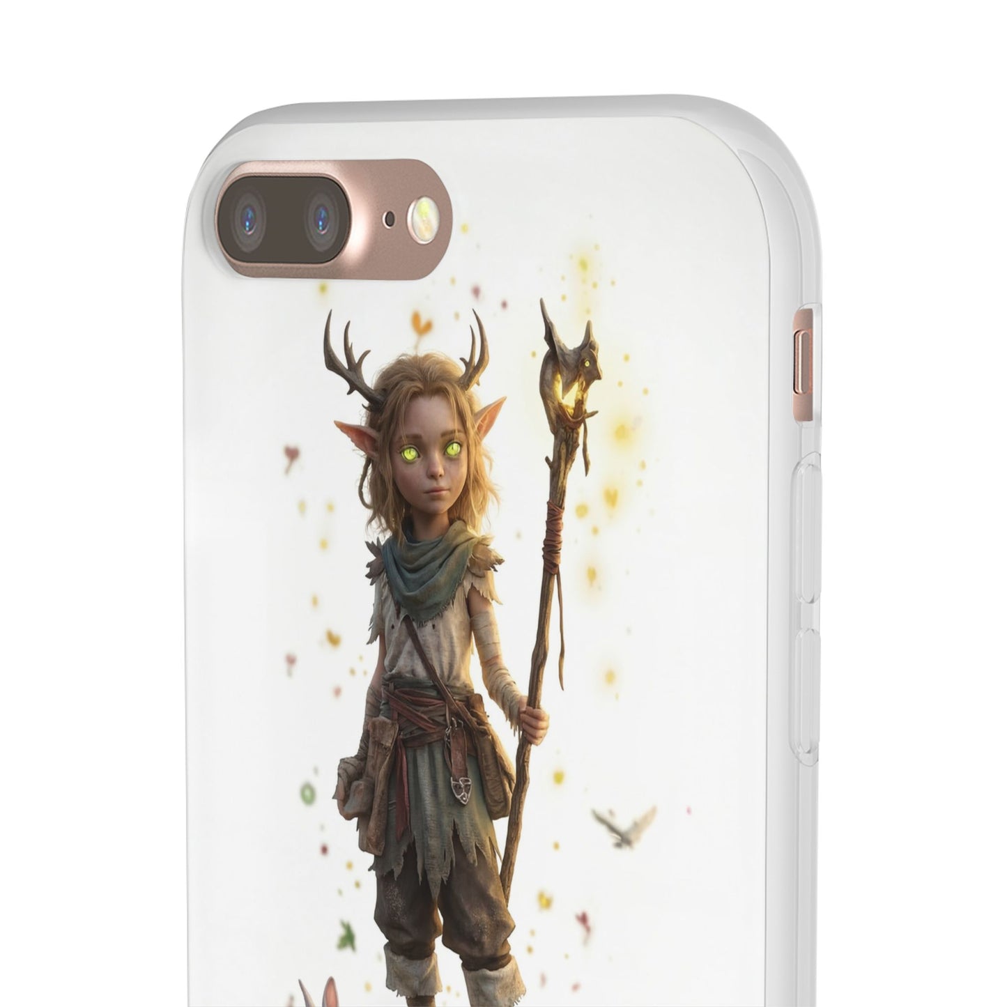 Forest Sentinel Flexi Cases – Luminescent Deerhorn Guardian