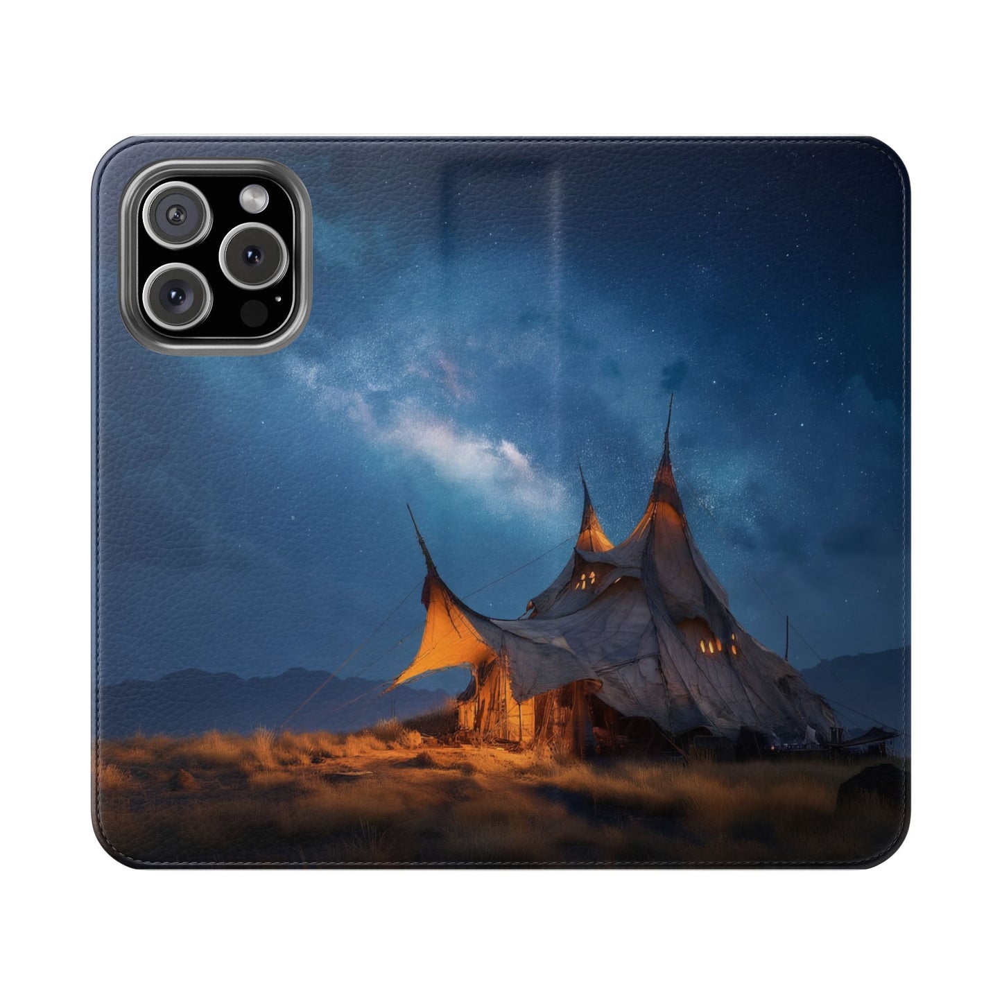 Stardust Nomad Tent Flip Cases – Milky Way Caravan Canvas