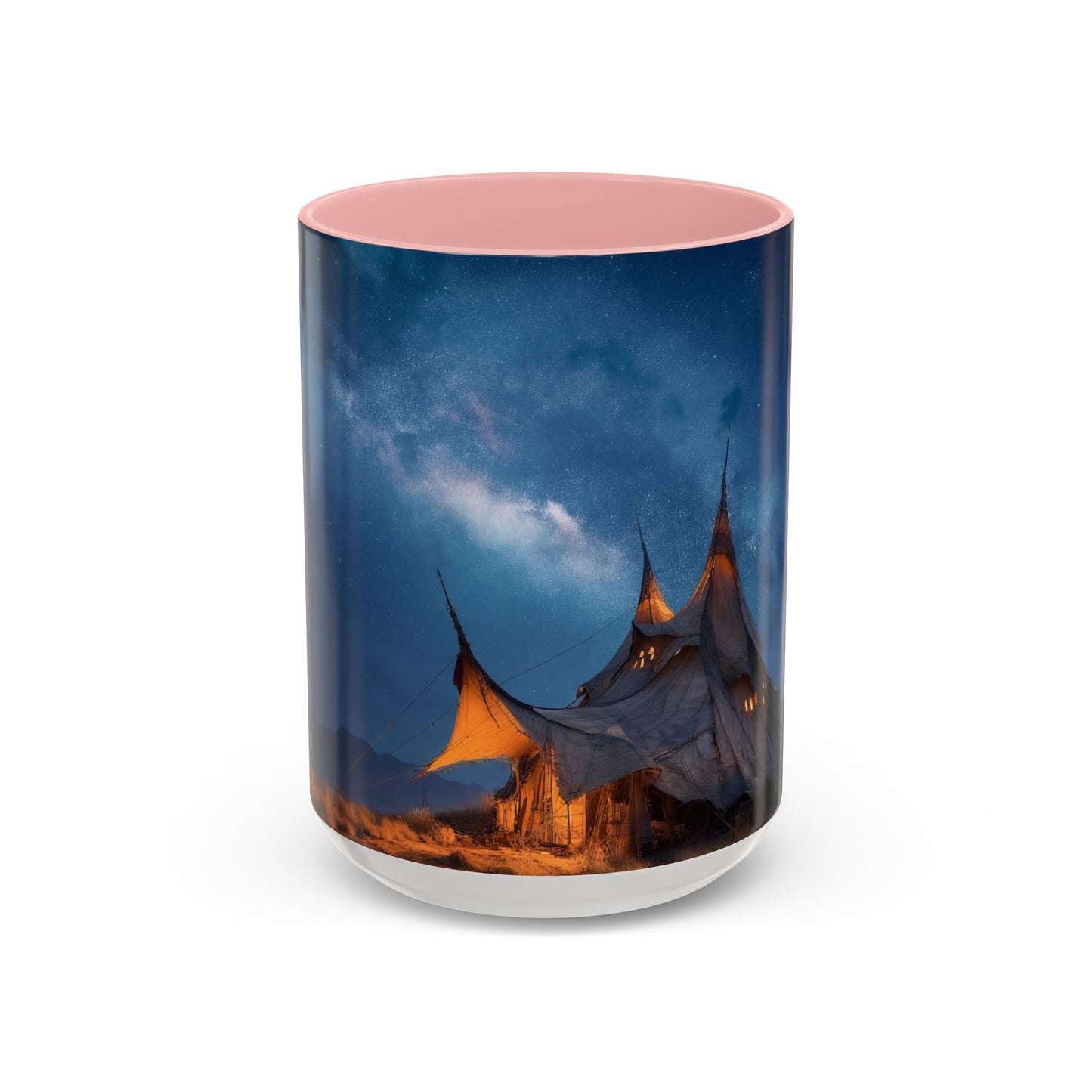 Starlit Nomad Tent Mug – Milky Way Haven Coffee Cup